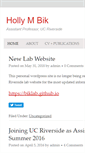 Mobile Screenshot of hollybik.com